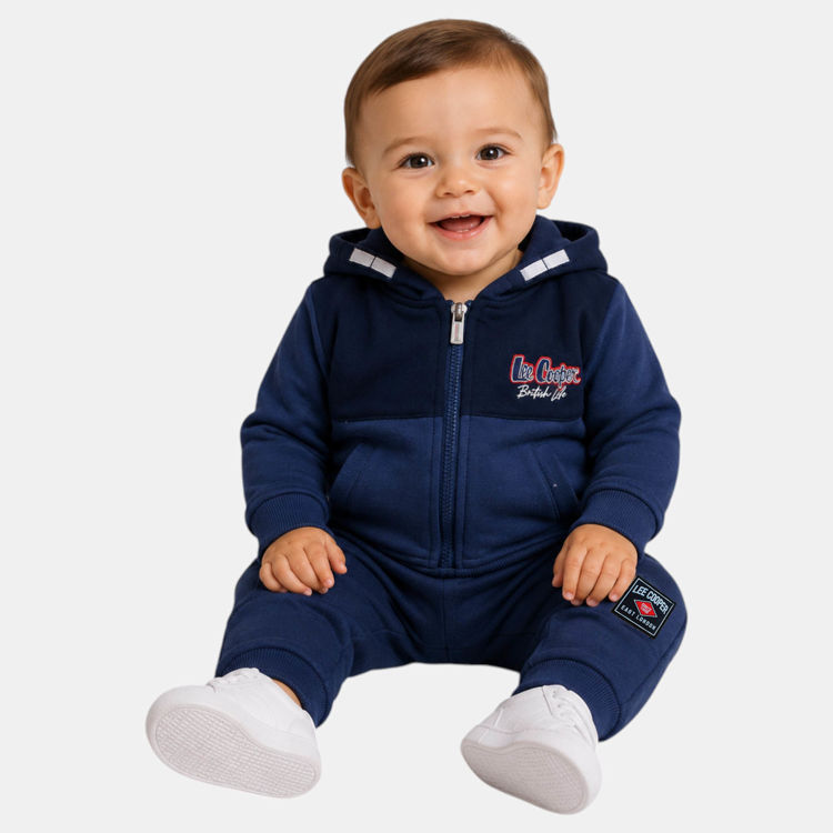 Picture of LCN286 BOYS LEE COOPER THERMAL FLEECE TWO PIECE TRACKSUIT